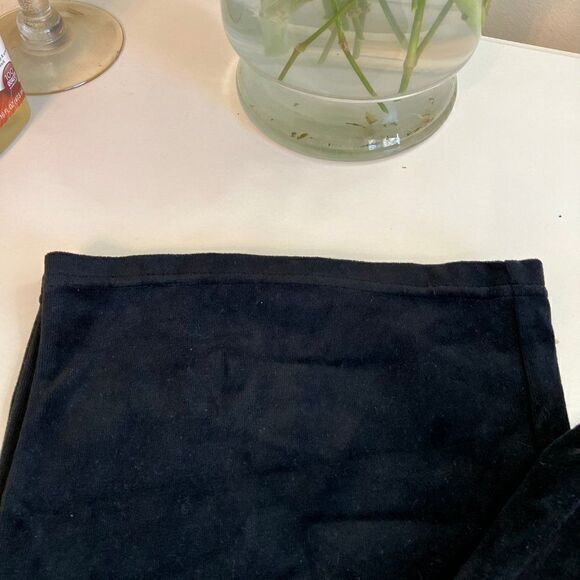 White Lily Sz XL Black Stretch Drawstring Pant - Picture 2 of 8